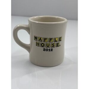 Waffle House 2012 Coffee Mug Diner Style Ceramic Cream Restaurant Memorabilia